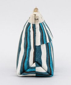 LeSportsac SMALL SLOAN COSMETIC/ティールグリーンストライプ