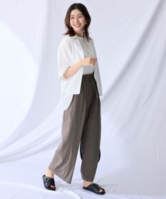 ANY 【接触冷感/UVカット/抗菌防臭/速乾】エニィファンクション半袖シャツブラウス