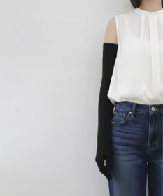 ORuKuBET 【WEB限定・数量限定】リングビジュー付きUVカットロンググローブ (WOMEN)【 UVカット・タッチパネル対応 】