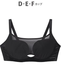 WACOAL ノンワイヤーブラ 【小さく見せるブラ】 高さをおさえてコンパクトに バスト位置アップ 脇すっきり Hカップまで対応 大きいサイズ レディース BMM122 /ワコール