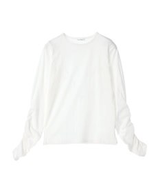 Green Parks AnriettMusee シャーリングスリーブＴシャツ＋レースキャミソールＳＥＴ