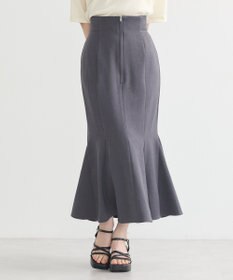 earth music&ecology フロントジップマーメイドスカート