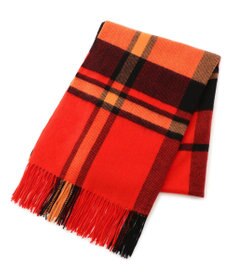 23区 カシミヤ チェック ストール