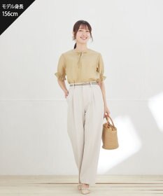 Tiaclasse L シアーシャーリング2WAYブラウス