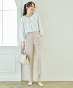 ANY 【洗濯機可】フロントタックブラウス