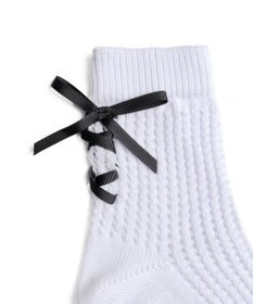 WEGO レースアップリボンソックス