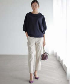 組曲 L ハンサムツイルテーパード パンツ