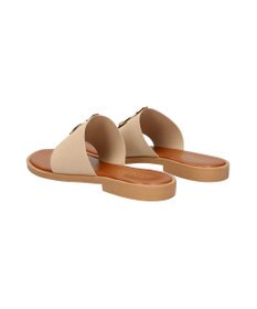 INTER-CHAUSSURES 【ITALIAN SHOEMAKERS】メタルモチーフトングサンダル