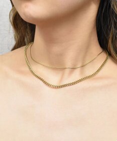 blancotokyo 【金属アレルギー対応】キヘイチェーンネックレス LINK