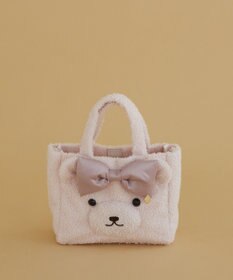 Maison de FLEUR リボンベアショルダートートバッグ