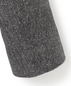 ICB ミックスヤーンツイード ノーカラージャケット