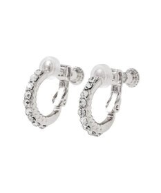 Maison de FLEUR ２Ｗａｙパールビジューイヤリング