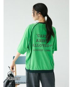 CRAFT STANDARD BOUTIQUE 【ユニセックス】PEANUTS/スヌーピー 切り替えTシャツ