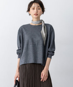 新品タグ付⭐️23区⭐️ウールミルドジャージー カットソー 洗える】ウールミルドジャージー フォルム カットソー / 23区