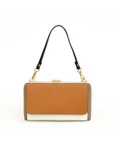 UNBILLION カシュカシュ cachecache / WEB限定カラーコンビウォレットショルダーバッグ