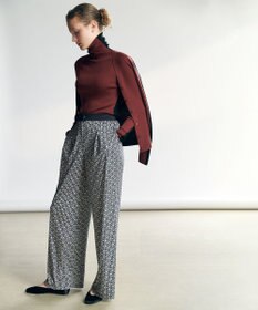 ICB L 【30th ANNIVERSARY】 モノグラムプリントスムース ワイドパンツ