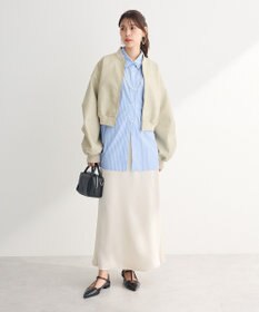 Green Parks イージーケアストライプシャツ