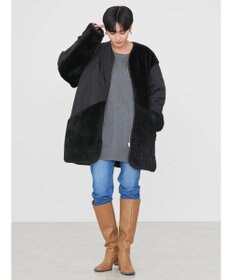 AMERICAN HOLIC キルポカボアＭｉｘキルティングコート