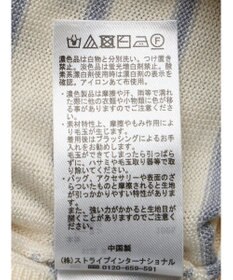 earth music&ecology レースボーダーニットプルオーバー