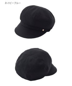 MOONBAT 【日本製/洗える/サイズ調整】フルラ (FURLA) ロゴチャーム付 キャスケット