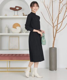 Tiaclasse 【安めぐみさん着用・新色追加】リブ切替ニットワンピース