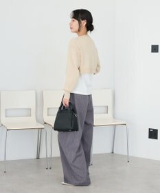 CRAFT STANDARD BOUTIQUE ストライプタックカーブパンツ