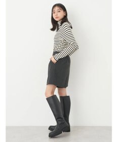 earth music&ecology やわらかタッチリブタートルネックプルオーバー