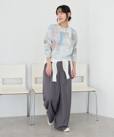 CRAFT STANDARD BOUTIQUE ストライプタックカーブパンツ