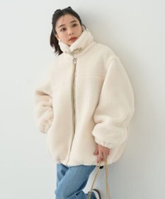 earth music&ecology ボアルーズブルゾン