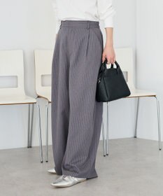 CRAFT STANDARD BOUTIQUE ストライプタックカーブパンツ