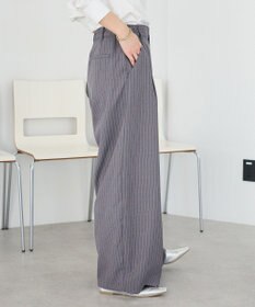 CRAFT STANDARD BOUTIQUE ストライプタックカーブパンツ