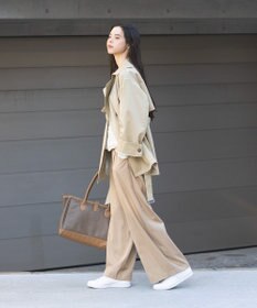 CRAFT STANDARD BOUTIQUE ストライプタックカーブパンツ