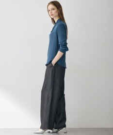 ICB L 【6/12-6/28期間限定・受注生産】BackSatinAmunzen ボウタイブラウス