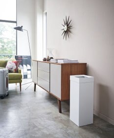 tower トラッシュカン タワー 角型ロング ホワイト