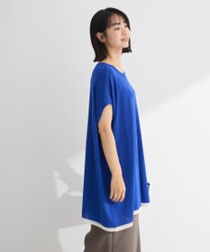 Green Parks 接触冷感ゆったりニットチュニック