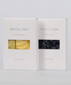 WACOAL MEN WACOAL MEN 【レースボクサー】 ボクサーパンツ レース フロント快適グラマラス 通気性 アウターにひびきにくい 10周年リミテッドデザイン 前閉じ 下着  メンズ WT3825 /ワコールメン