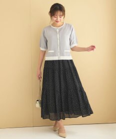 Feroux ドットティアード スカート