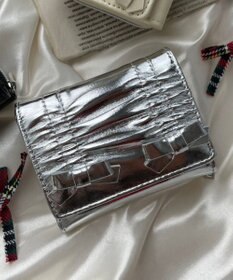 WEGO ギャザーリボンウォレット