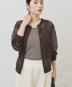 AMERICAN HOLIC シアーリブニットカーディガン