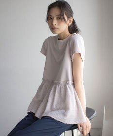 組曲 S 華感フレア カットソー