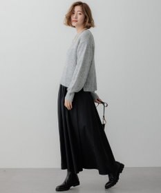 23区 【洗える】ブライトタフタ ギャザー スカート