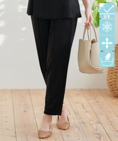 Tiaclasse 【洗える・接触冷感・紫外線ケア・サラごこち】選べるパンツ(テーパード/ワイド）