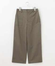 J.PRESS LADIES 【洗える】 ストレッチツイル セミワイド ベイカー パンツ