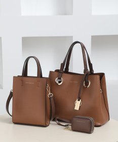 style code 【MERCURYDUO/マーキュリーデュオ】限定3点セット　①キーリング付両アオリハンドバッグ、②縦長ショルダーバッグパスポート入れ、③Wファスナースマートキーケース