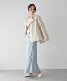 YECCA VECCA サテンフレアスカート