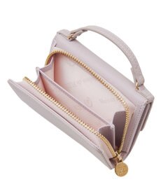 Maison de FLEUR ハンドル付きリボンウォレット