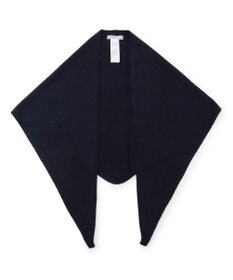 UNFILO 【WEB/一部店舗限定】ふわふわニット 三角ストール ダークネイビー