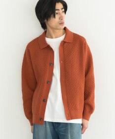 CRAFT STANDARD BOUTIQUE 柄編みニットシャツカーディガン