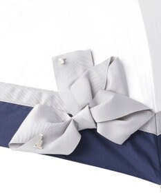 MOONBAT ランバン オン ブルー 晴雨兼用日傘 長傘 切り継ぎビジューリボン 遮光 遮熱 UV