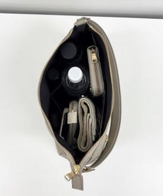 russet エンボスモノグラム2WAYショルダーバッグ(CE-1692)